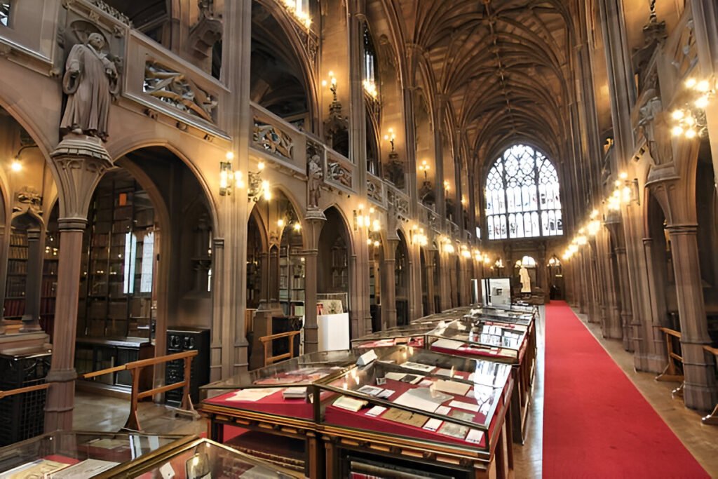 John Rylands Library, places to visit in manchester for free